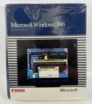 Windows 386 Presentation Manager for Toshiba T5100 w/ 80386 Processor - New